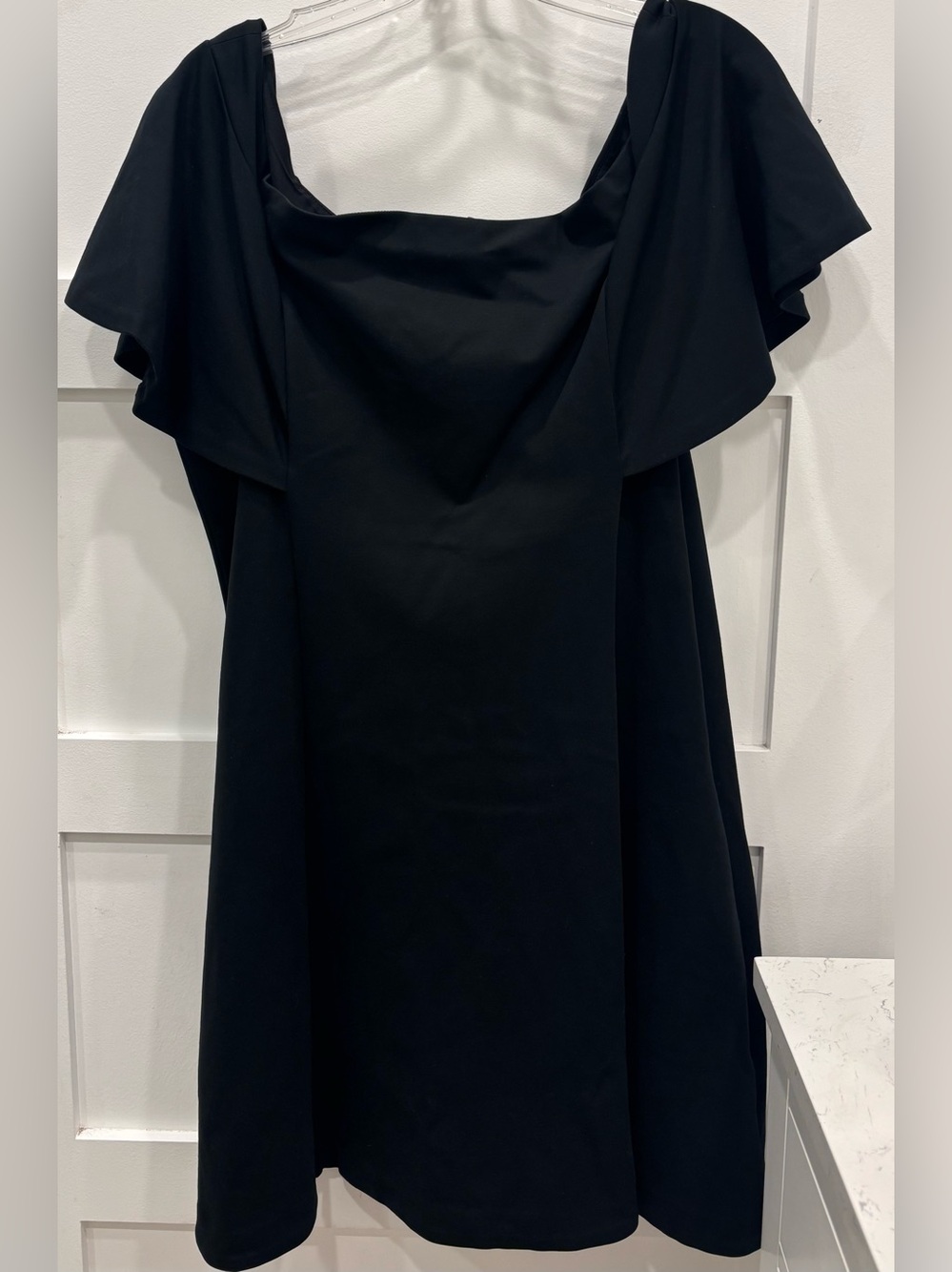 Banana Republic Black Off-Shoulder Shift Dress